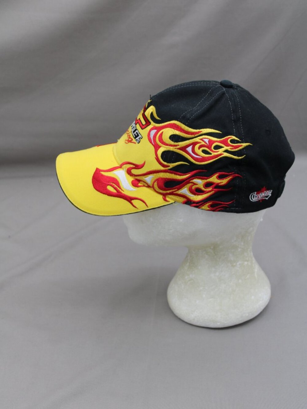 Car Racing Hat - Chevrolet Racing Flag Graphics - Adult Gripback - Picture 4 of 8